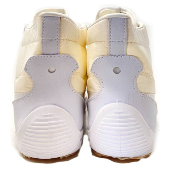 Panam White Nylon High Top Lace Up Casual Sneakers Size Mens 8,  Womens 9.5 - Picture 7 of 11